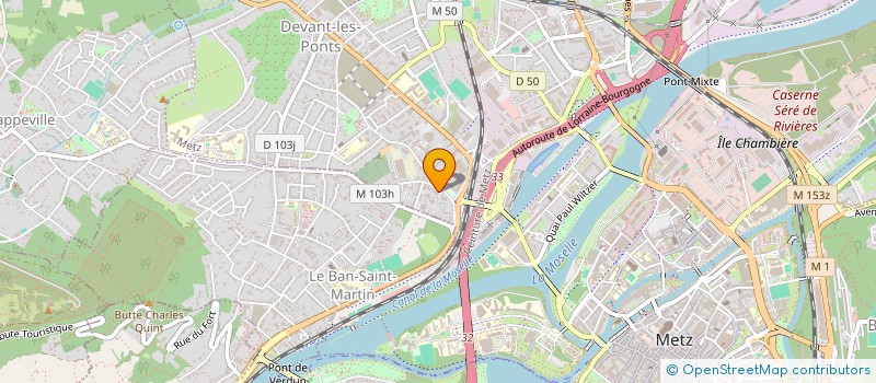 localisation de l'entreprise DHI PRESTIGE à METZ