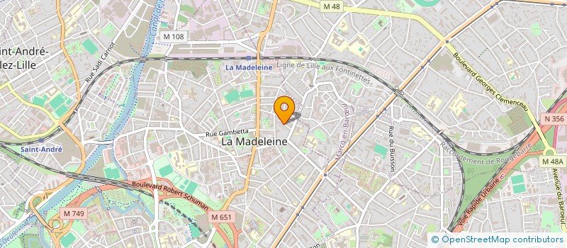 localisation de l'entreprise DHIC  LA MADELEINE