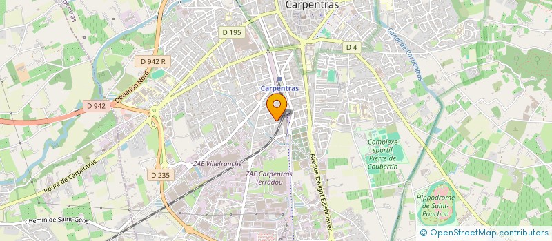 localisation de l'entreprise DHIF TRANSPORT LIVRAISON à CARPENTRAS