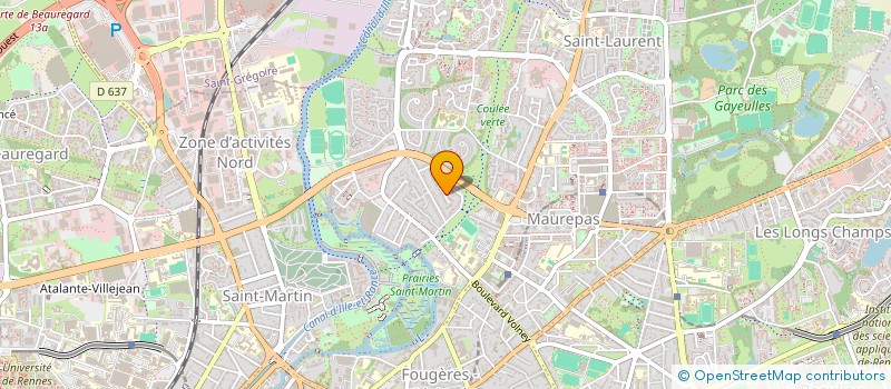 localisation de l'entreprise DHJ  RENNES
