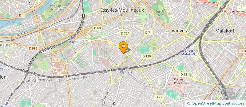 localisation de l'entreprise DHJC  ISSY-LES-MOULINEAUX