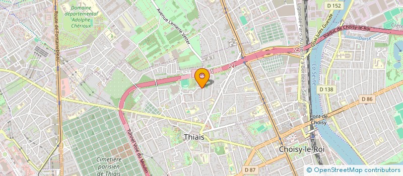 localisation de l'entreprise DHK à THIAIS