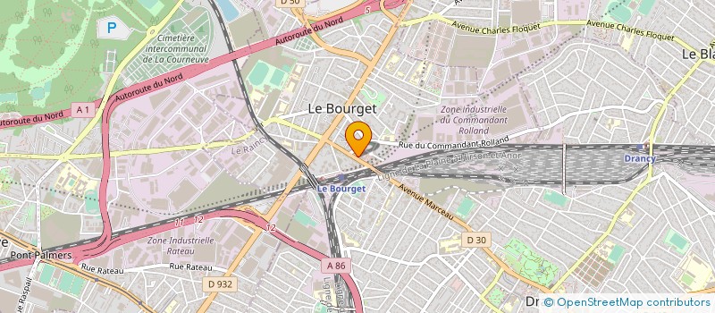 localisation de l'entreprise DHL HOLDING (FRANCE) SAS à LE BOURGET
