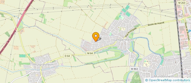 localisation de l'entreprise DHL.HOME  LAMPERTHEIM