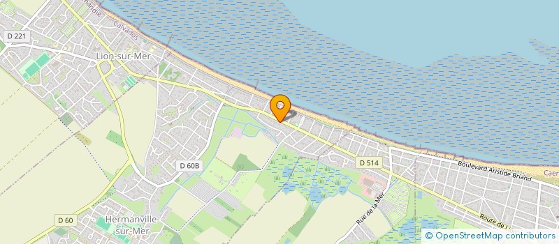 localisation de l'entreprise DHL IMMOBILIER à HERMANVILLE-SUR-MER