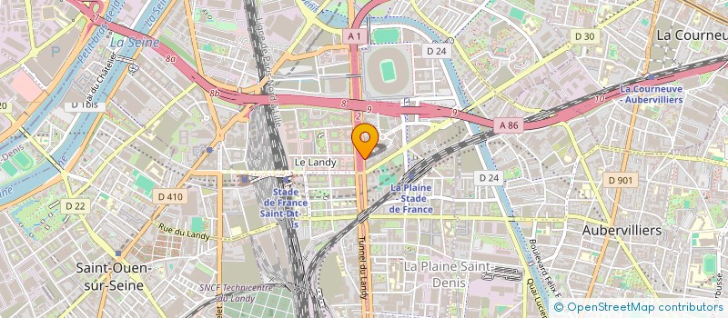 localisation de l'entreprise DHL SUPPLY CHAIN FRANCE  SAINT-DENIS