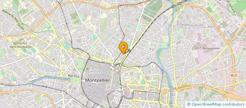 localisation de l'entreprise DHM 34 à MONTPELLIER