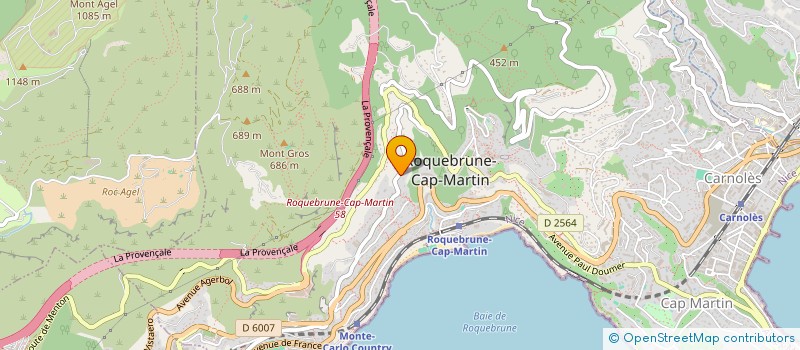 localisation de l'entreprise DHM à ROQUEBRUNE-CAP-MARTIN