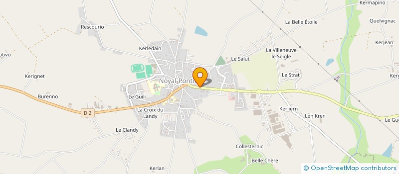 localisation de l'entreprise DHM  NOYAL-PONTIVY