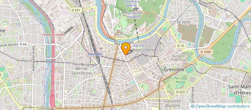 localisation de l'entreprise DHM BLOCK à GRENOBLE