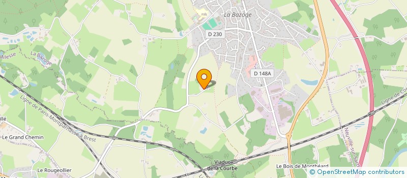 localisation de l'entreprise DHM ENDURO 72  LA BAZOGE