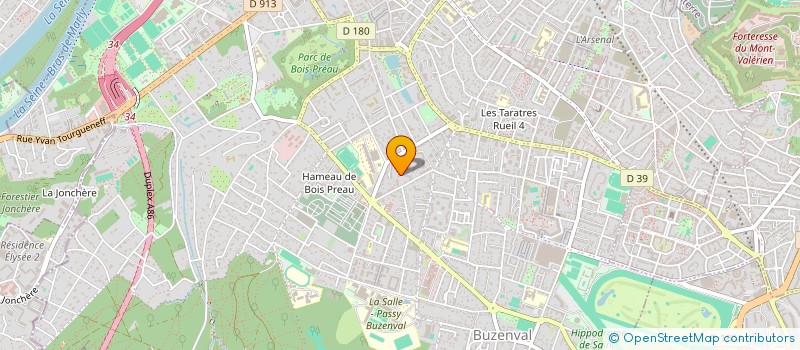 localisation de l'entreprise DHM MOSKA BTP à RUEIL-MALMAISON
