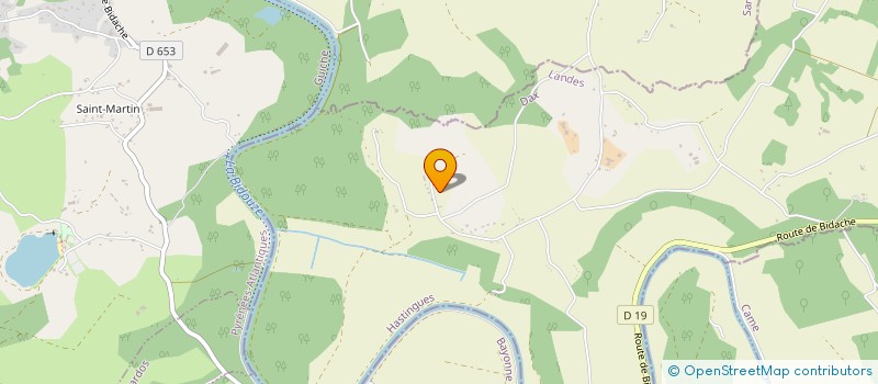 localisation de l'entreprise DHMCARS64  HASTINGUES