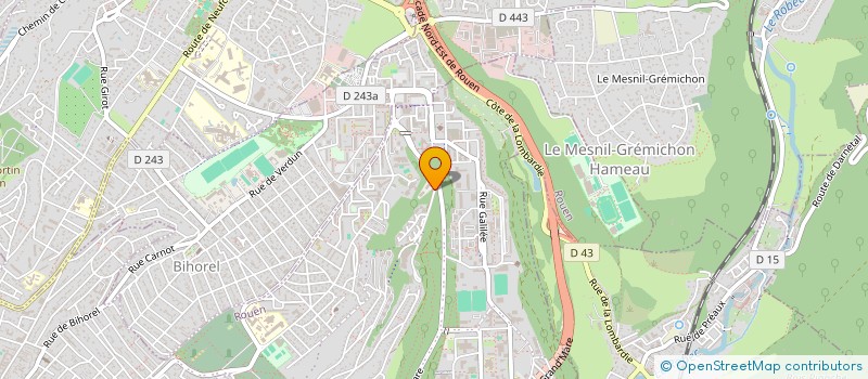 localisation de l'entreprise DHMR  ROUEN