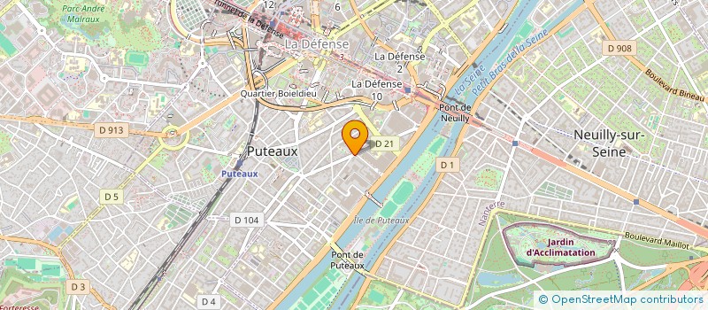 localisation de l'entreprise DHN CONSULTING  PUTEAUX