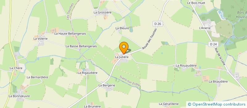 localisation de l'entreprise DHN GROUP  JOUE-SUR-ERDRE