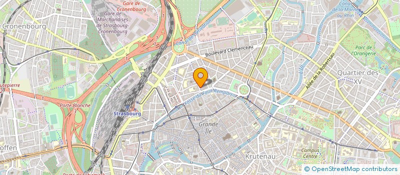 localisation de l'entreprise DHN PIECES AUTO à STRASBOURG