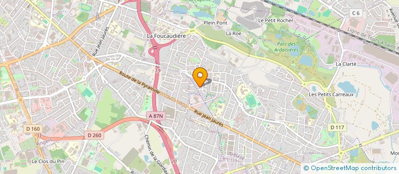 localisation de l'entreprise DHO  TRELAZE