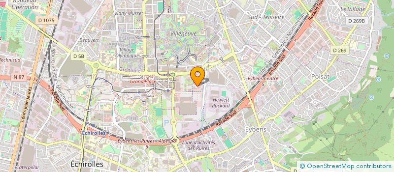 localisation de l'entreprise DHOMPLUS à EYBENS