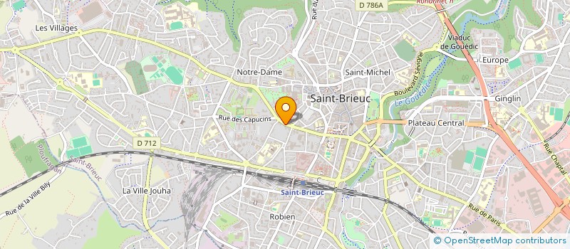 localisation de l'entreprise DHONARD 59 à SAINT-BRIEUC