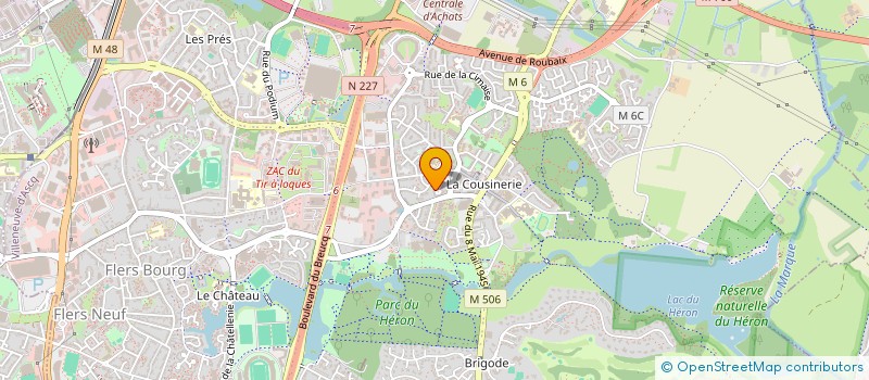 localisation de l'entreprise DHONNEUR PLOMBERIE CHAUFFAGE  NOMAIN