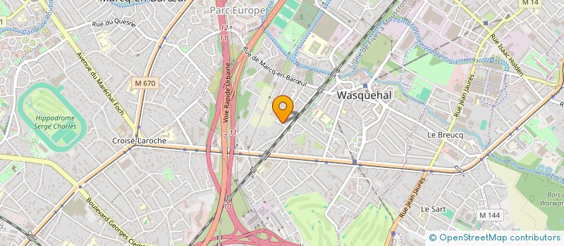 localisation de l'entreprise DHONTE PATRIMOINE à WASQUEHAL