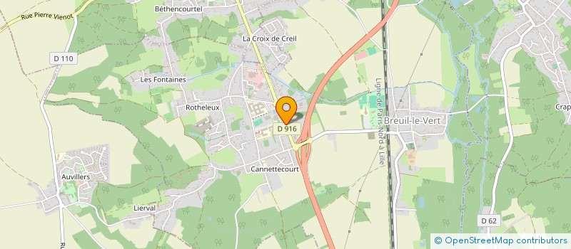 localisation de l'entreprise DHOURY HOLDING  BREUIL-LE-VERT