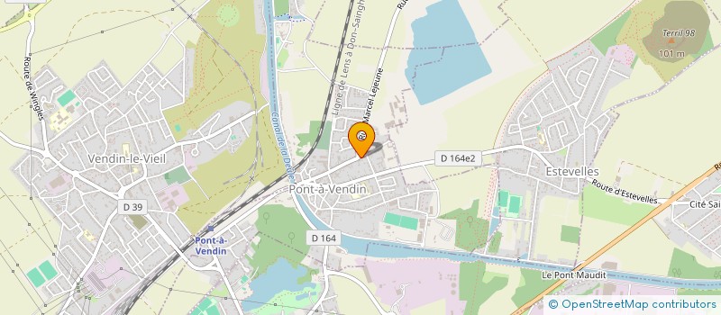 localisation de l'entreprise DHP à PONT-A-VENDIN