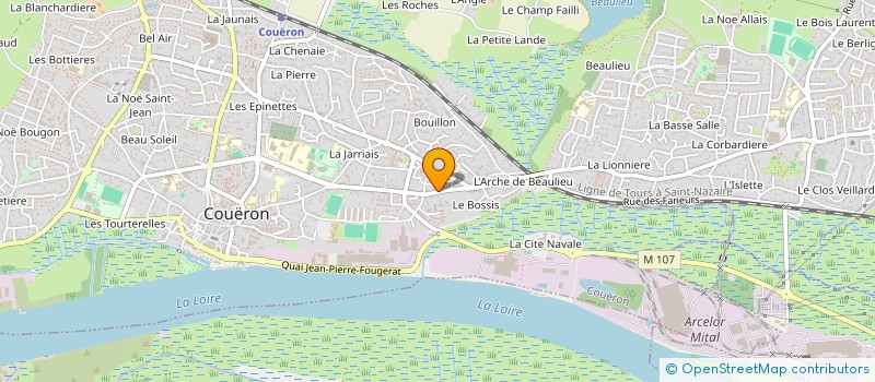 localisation de l'entreprise DHP ISOLATION à COUERON