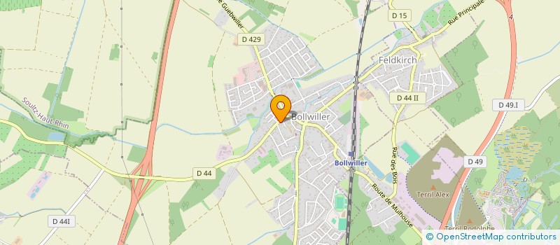 localisation de l'entreprise DHP SARL à BOLLWILLER