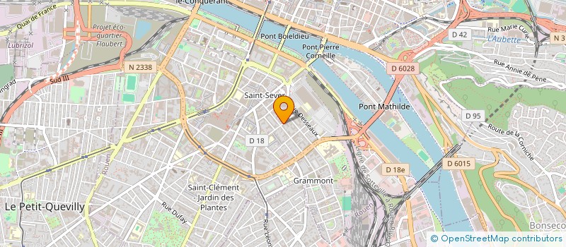 localisation de l'entreprise DHQP à ROUEN