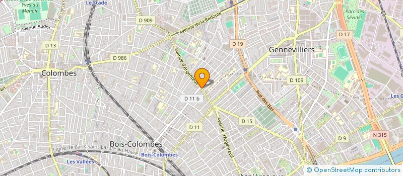 localisation de l'entreprise DHR FOOD à ASNIERES-SUR-SEINE