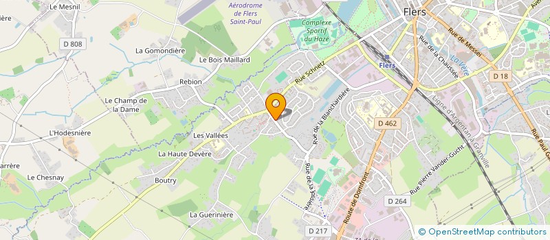 localisation de l'entreprise DHS ETANCHEITE à FLERS