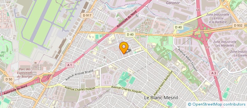 localisation de l'entreprise DHSY à LE BLANC-MESNIL
