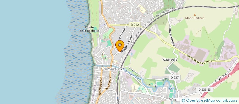 localisation de l'entreprise DHU'WIM  WIMEREUX