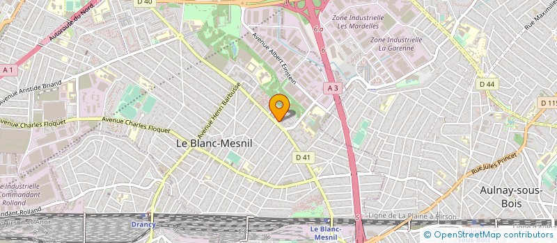 localisation de l'entreprise DHUAMA à LE BLANC-MESNIL