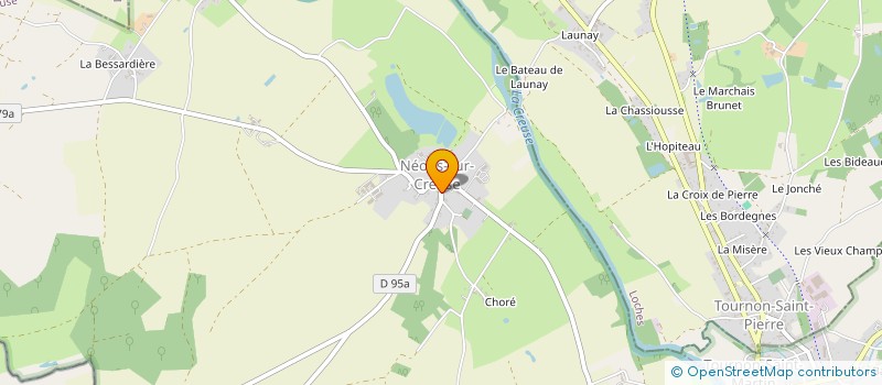 localisation de l'entreprise DHUBOUR à NEONS-SUR-CREUSE