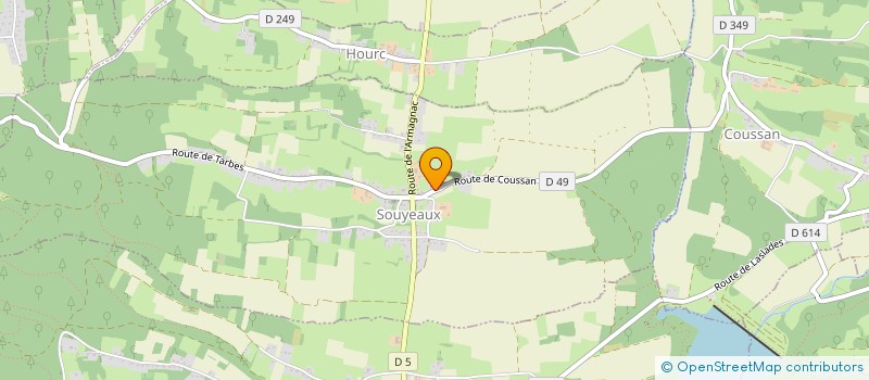 localisation de l'entreprise DHUGUES  SOUYEAUX