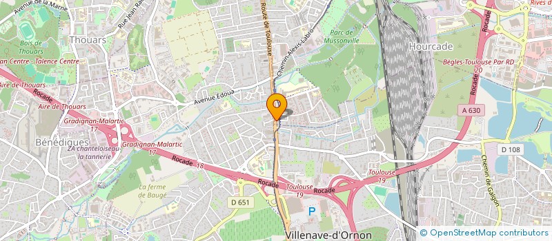 localisation de l'entreprise DHUMERELLE OPTIQUE à BEGLES