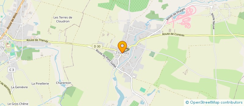 localisation de l'entreprise DHUY-VILLE  LE CONTROIS-EN-SOLOGNE