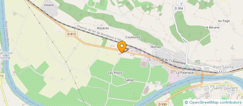 localisation de l'entreprise DHUYVETTER INVESTISSEMENT  PORT-SAINTE-MARIE