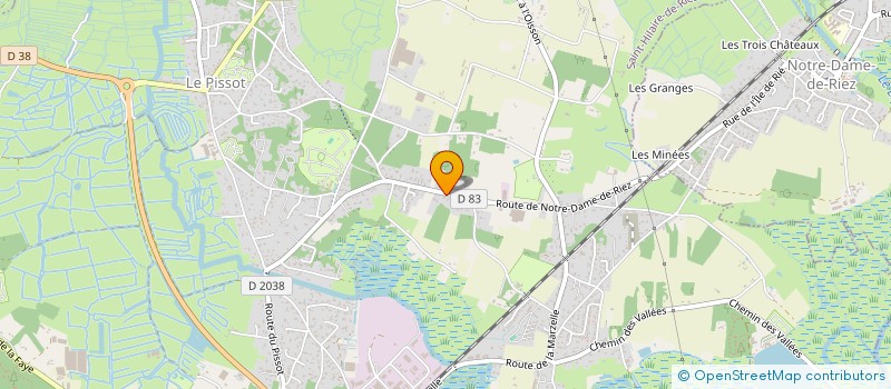 localisation de l'entreprise DHV 85 à SAINT-HILAIRE-DE-RIEZ