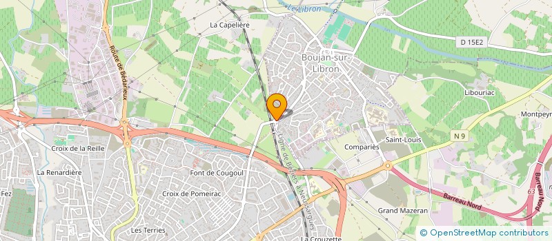 localisation de l'entreprise DHV  BEZIERS