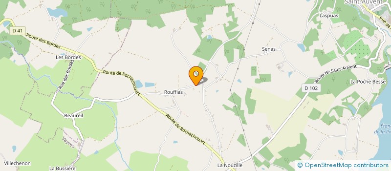 localisation de l'entreprise DHVCCASTINE  SAINT-AUVENT