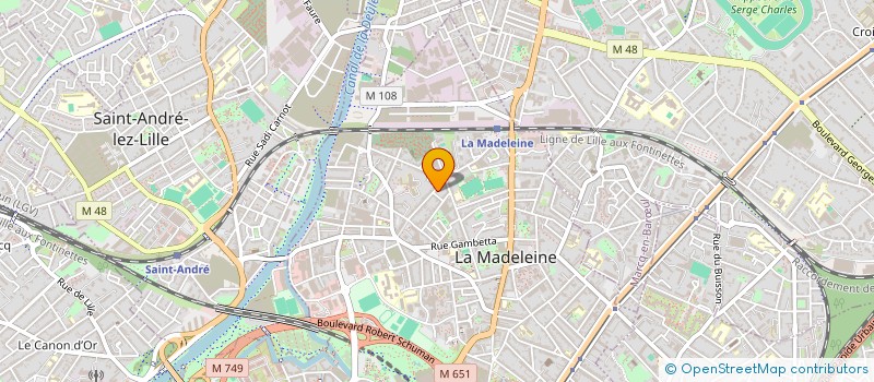localisation de l'entreprise DHX ELEC à LILLE