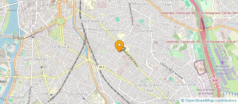 localisation de l'entreprise DHYANA à TOULOUSE