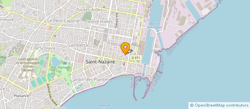 localisation de l'entreprise DI 20 - WINE BAR  SAINT-NAZAIRE