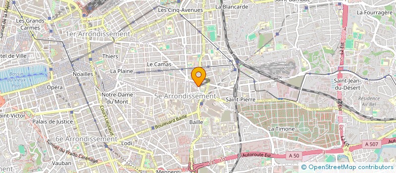 localisation de l'entreprise DI ANDREA  MARSEILLE