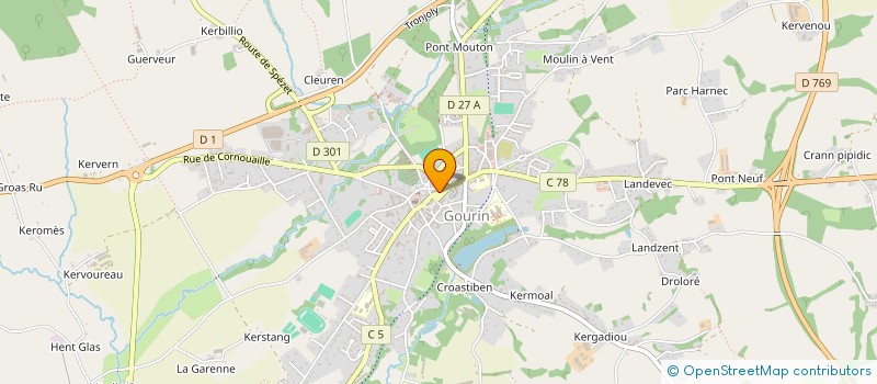 localisation de l'entreprise DI ANGELO  GOURIN