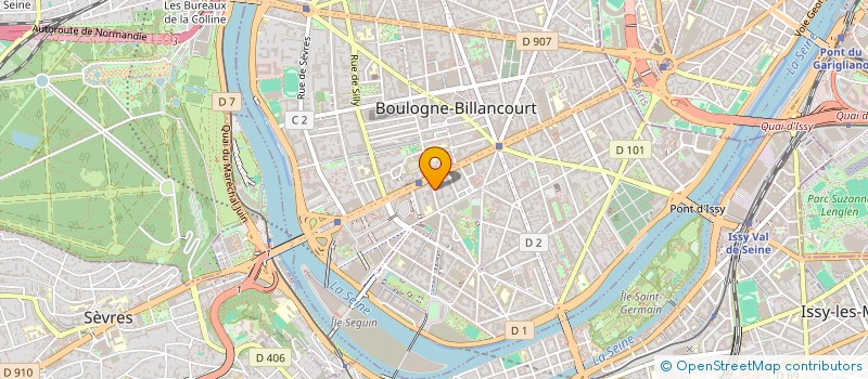 localisation de l'entreprise DI-ARCHI  BOULOGNE-BILLANCOURT